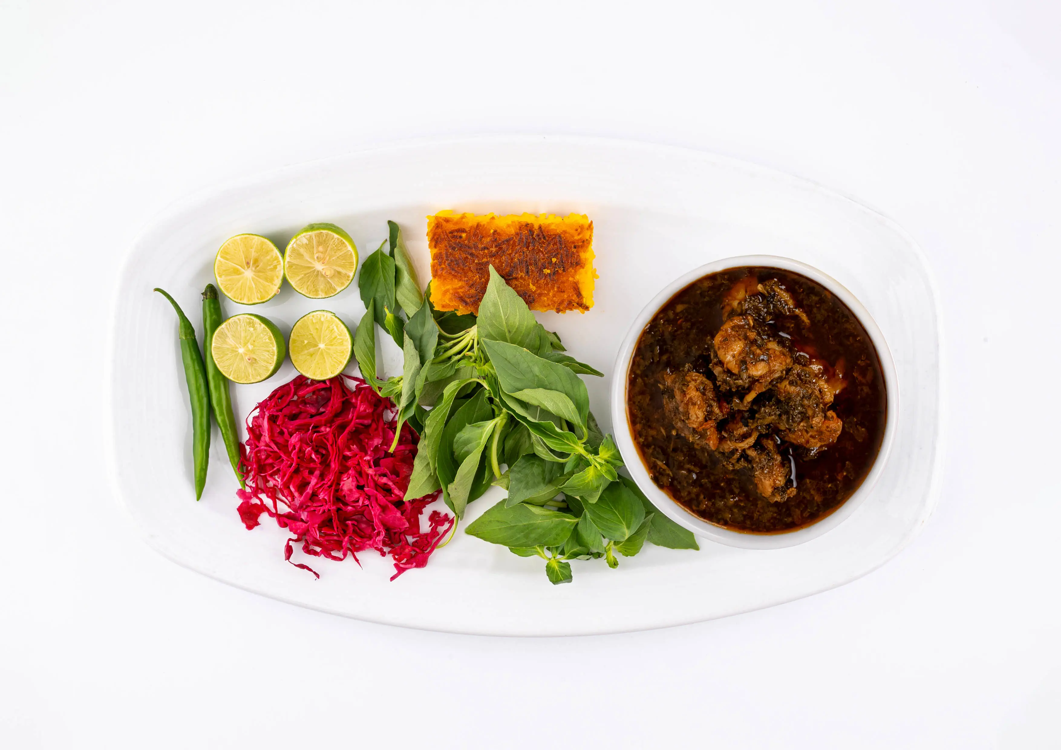 خوراک قلیه میگو