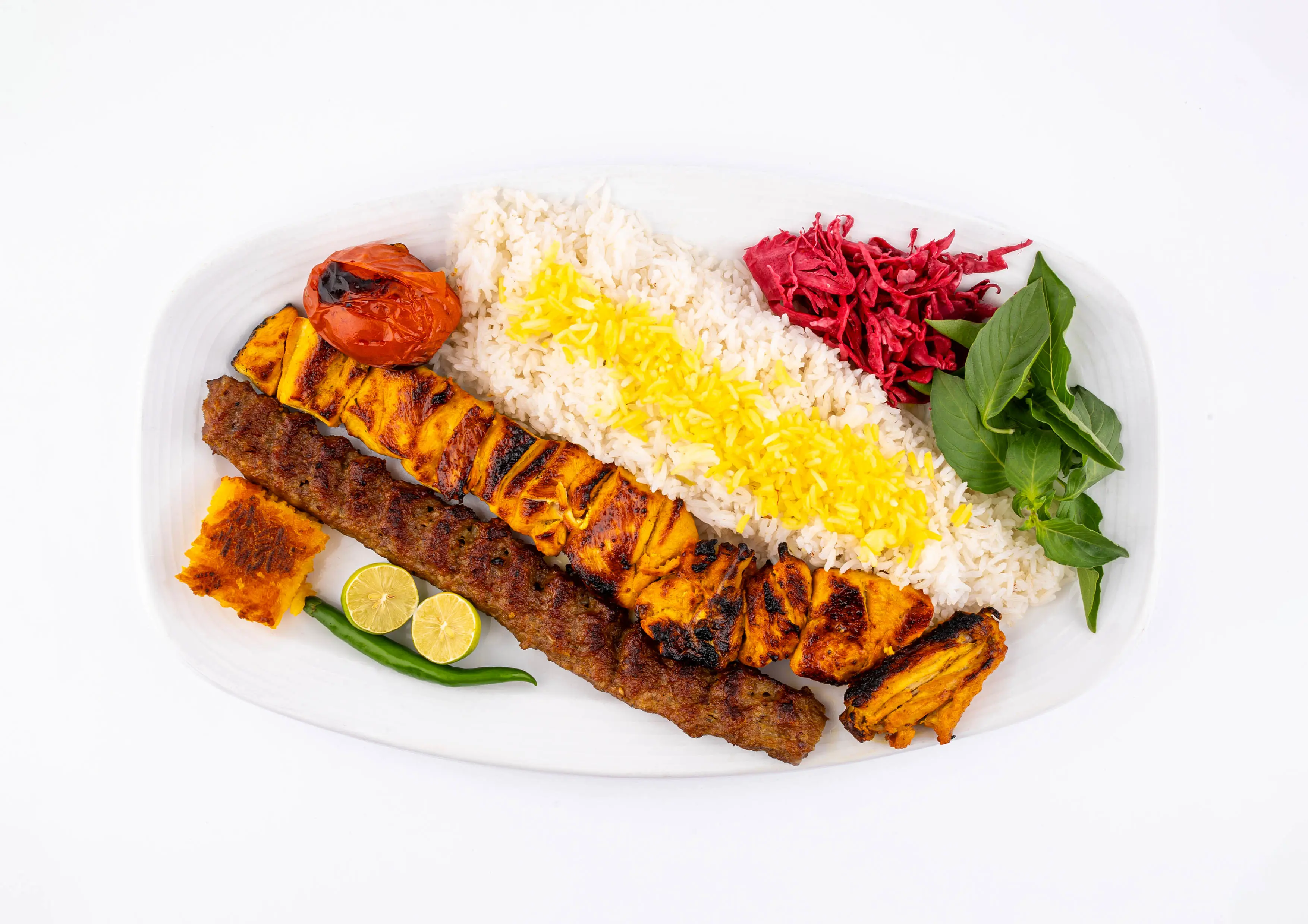 چلو کباب درباری