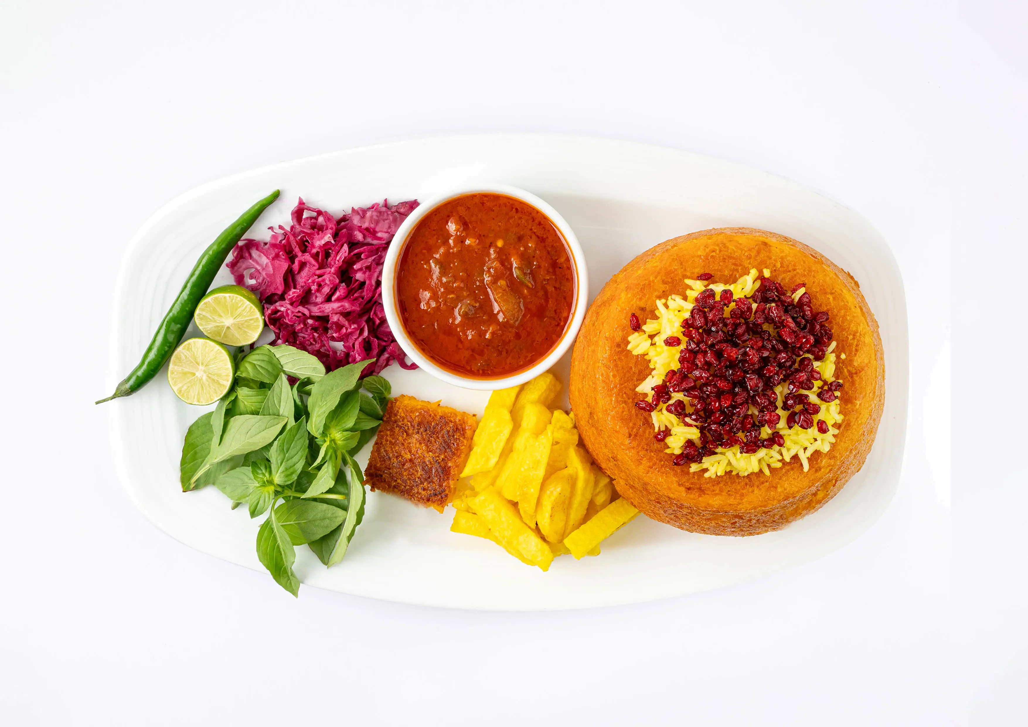 تهچین مرغ