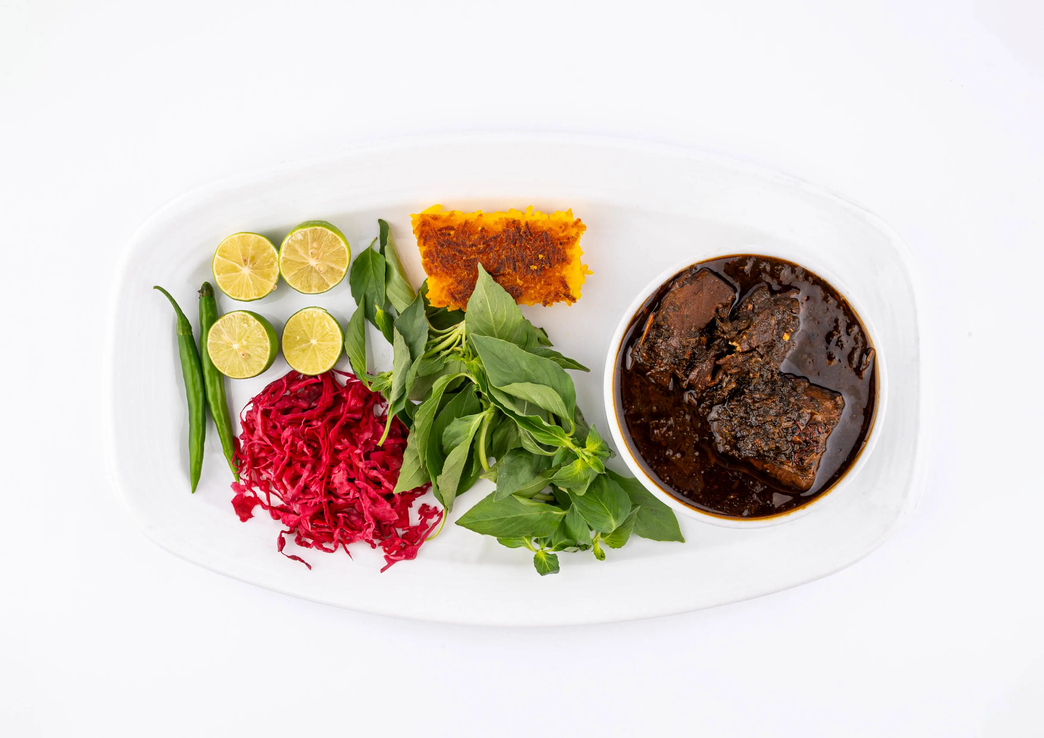 خوراک قلیه ماهی