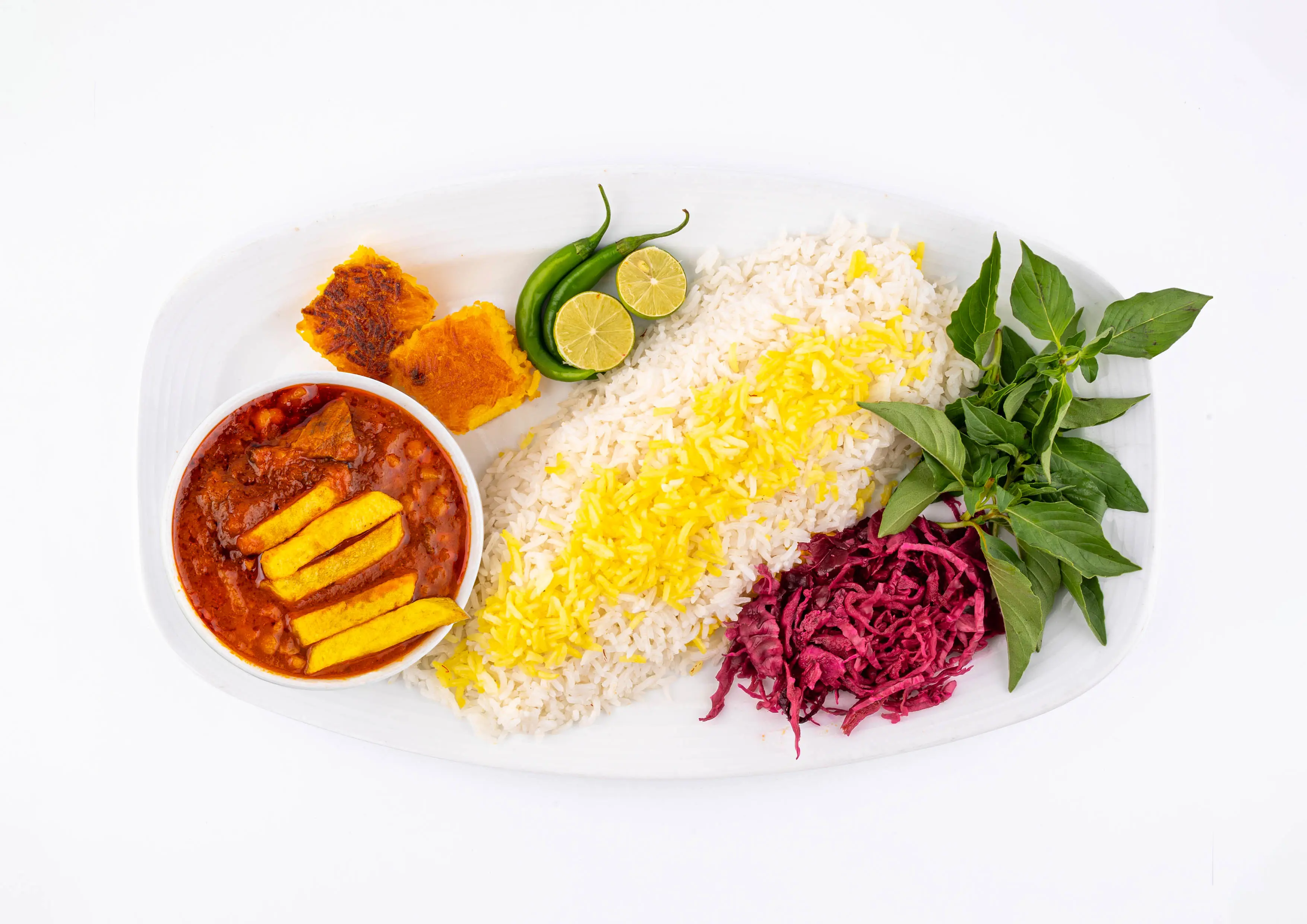 چلو خورشت قیمه