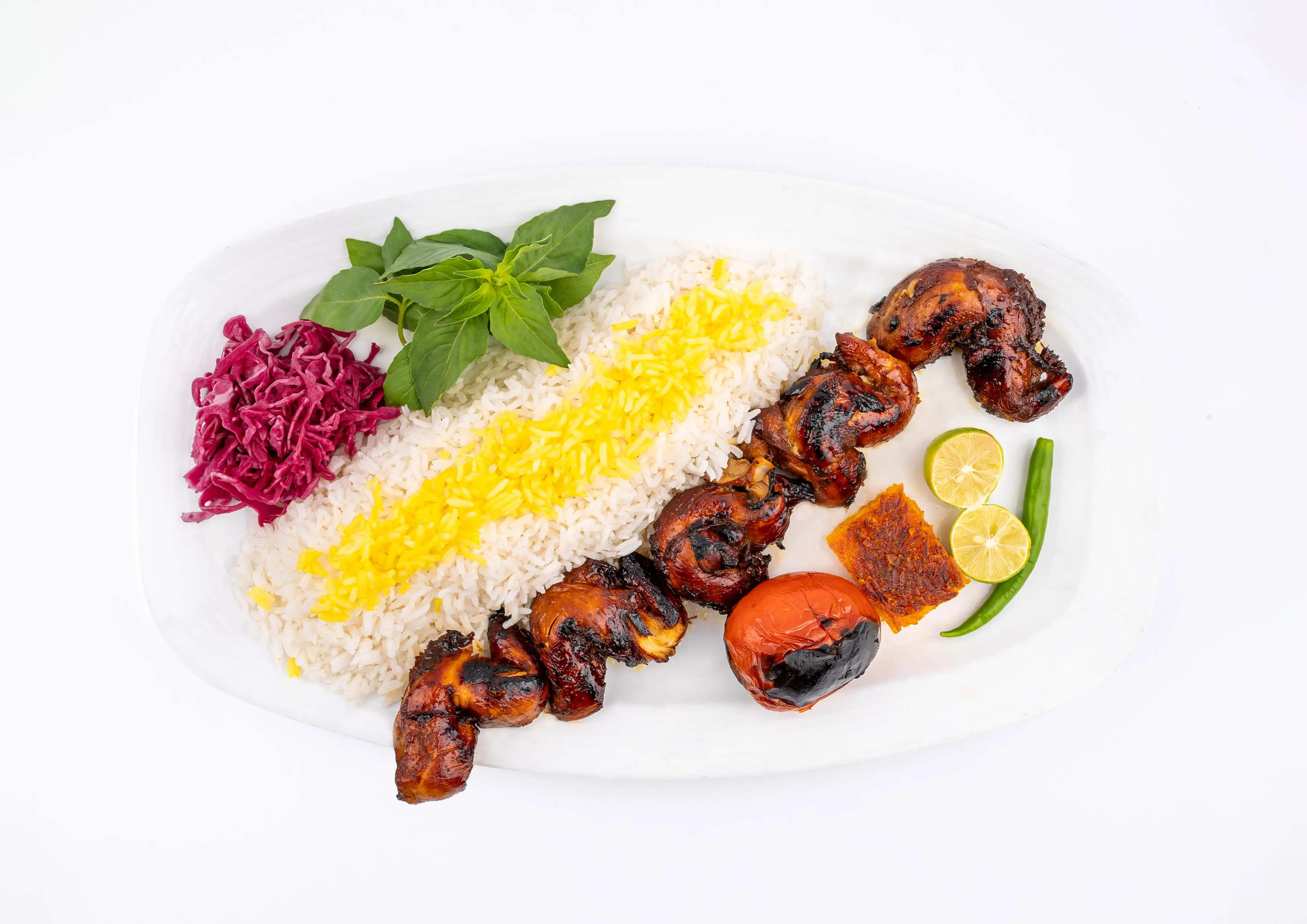 چلو جوجه کباب ترش